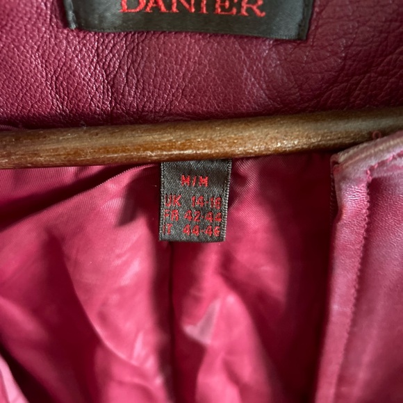 Danier Leather jacket red - Picture 3 of 4